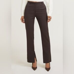 NWT DYNAMITE slim fit chocolate brown trousers size 4